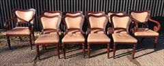 10 Gillow dining chairs single 19w 34h 21d 17½hs carver 22w 35h 23d 17½hs _10.JPG